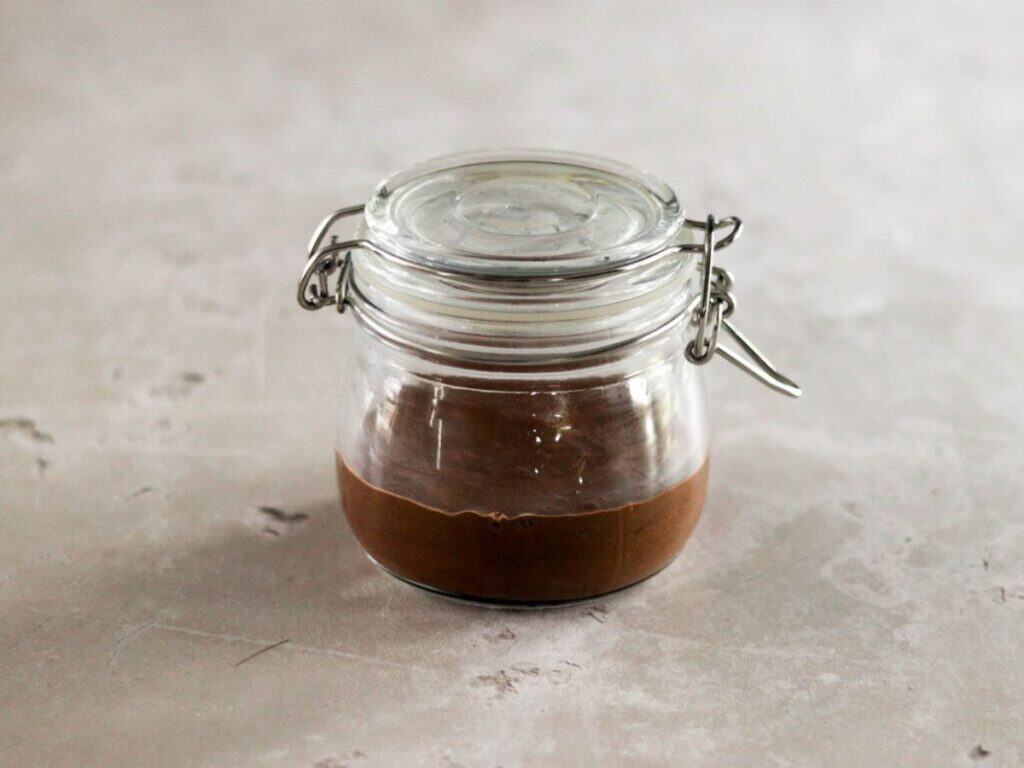 A chocolate sourdough starter.
