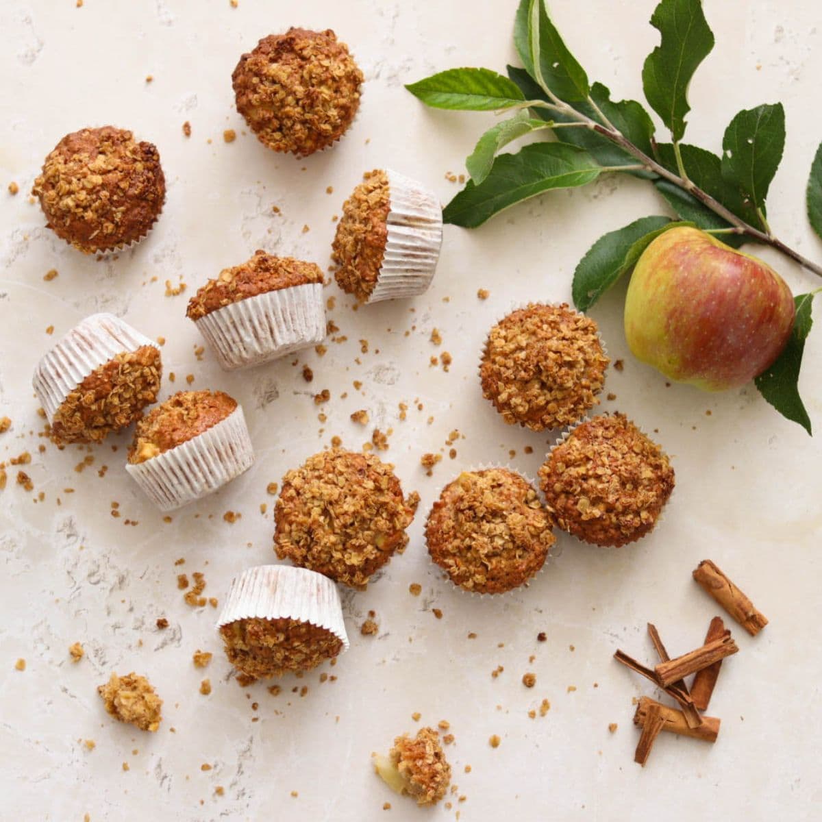 Apple Sourdough Muffins